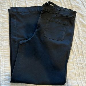 Wide leg pants from Loft in gray color NWT. Size 12.